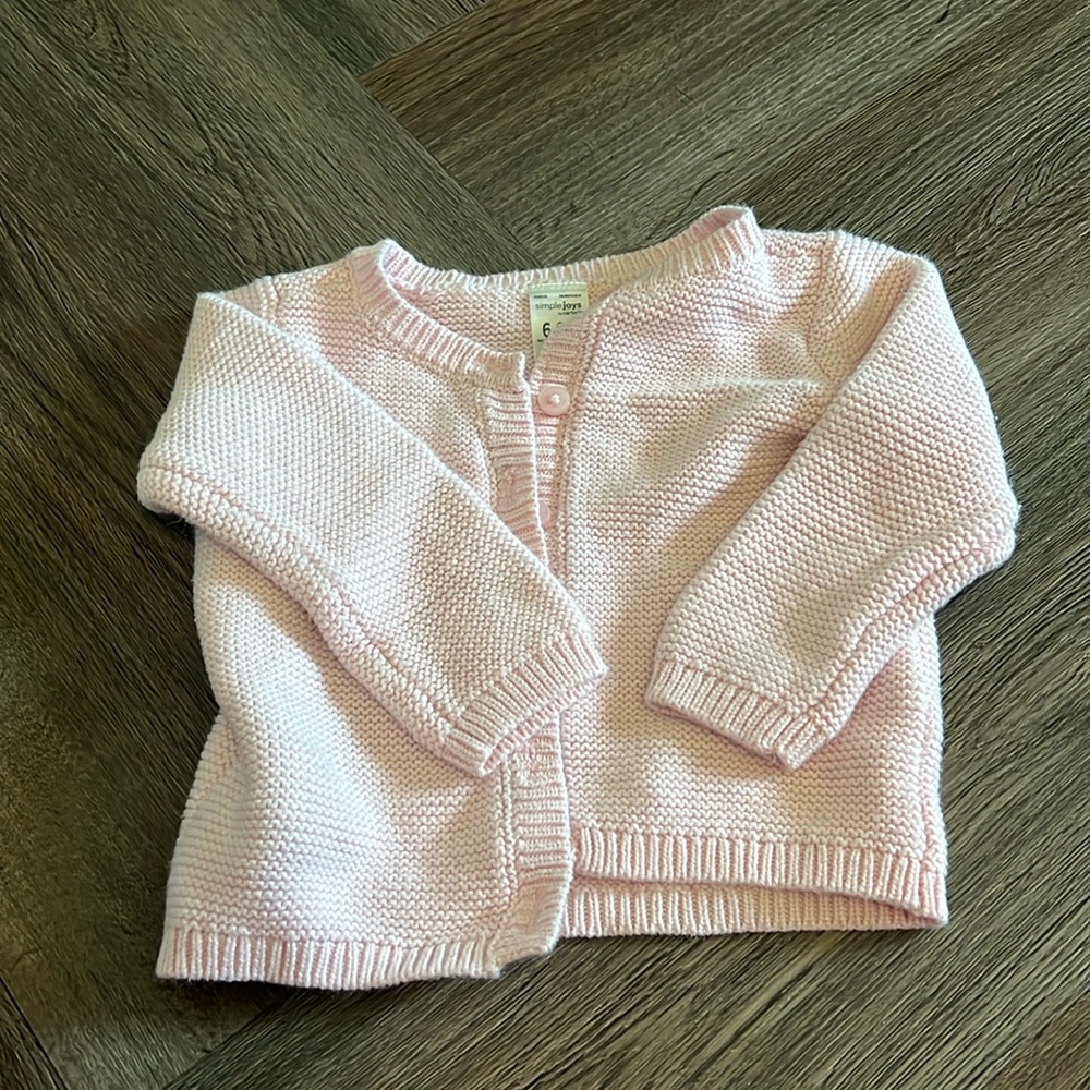 Pink cardigan